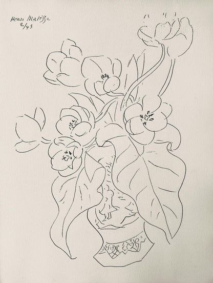 Henri Matisse, Composition, Dessins De Matisse, Hommage N2, Lithograph