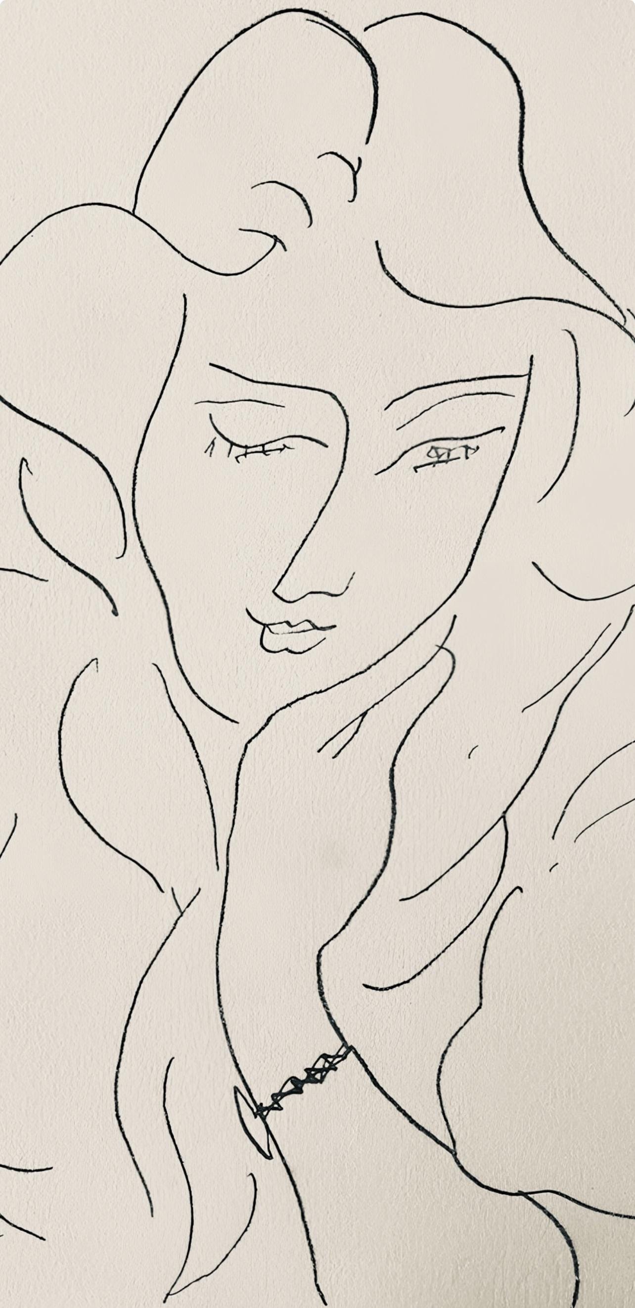 Henri Matisse, Composition, Dessins De Matisse, Hommage N2, Lithograph