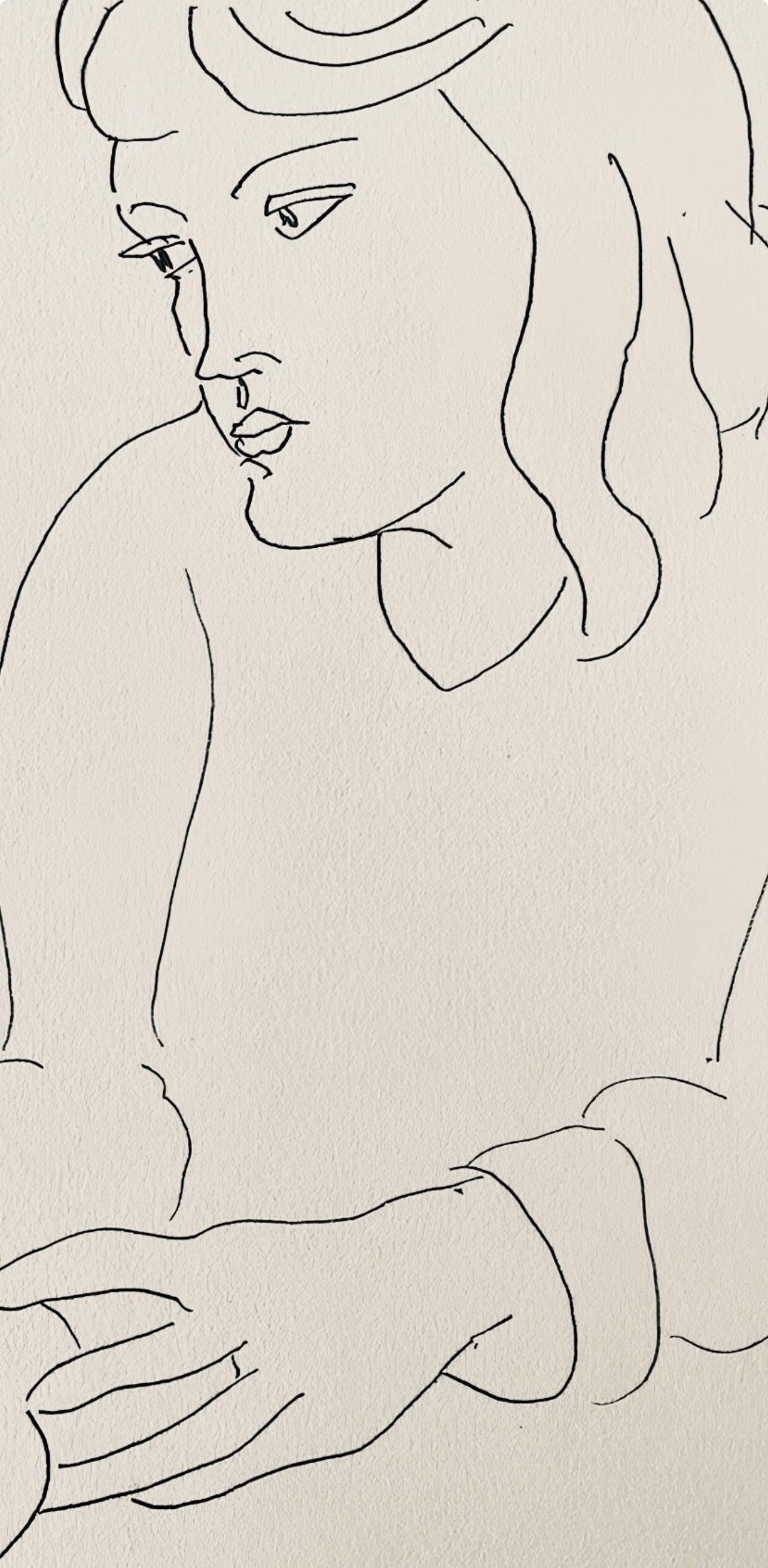 Henri Matisse, Composition, Dessins De Matisse, Hommage N2, Lithograph