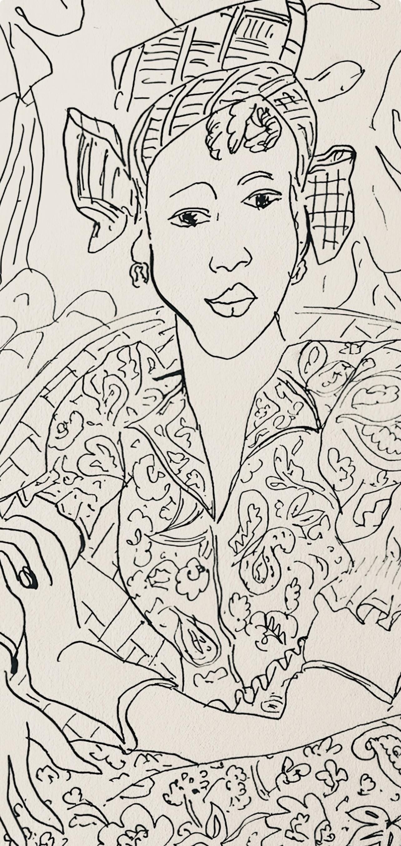 Henri Matisse, Composition, Dessins De Matisse, Hommage N2, Lithograph