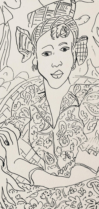 Henri Matisse, Composition, Dessins De Matisse, Hommage N2, Lithograph