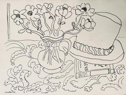 Henri Matisse, Composition, Dessins De Matisse, Hommage N2, Lithograph