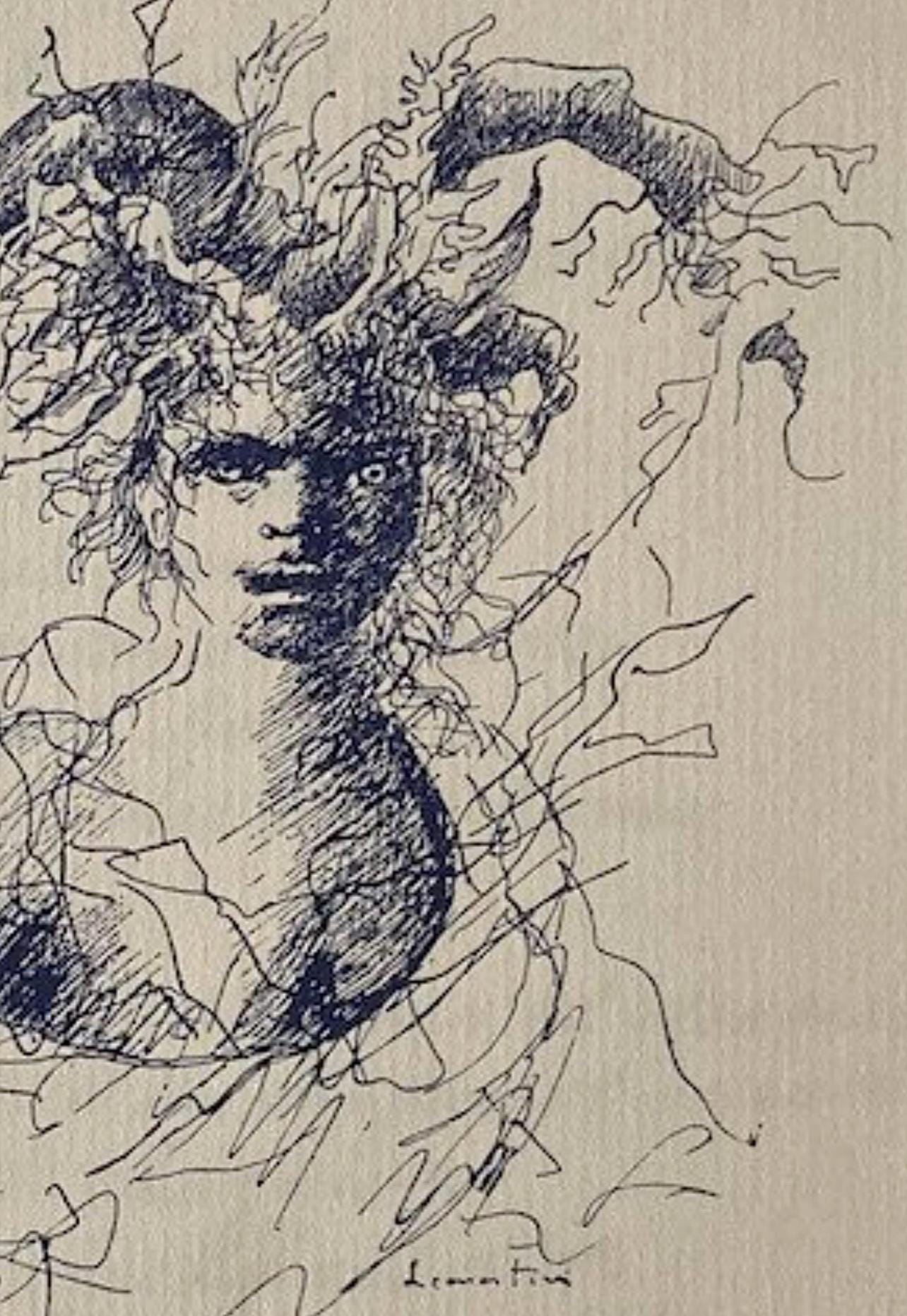 Marie Laurencin, Composition, Dessins De Matisse, Hommage N2, Lithograph