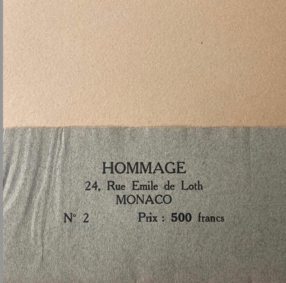 Marie Laurencin, Composition, Dessins De Matisse, Hommage N2, Lithograph