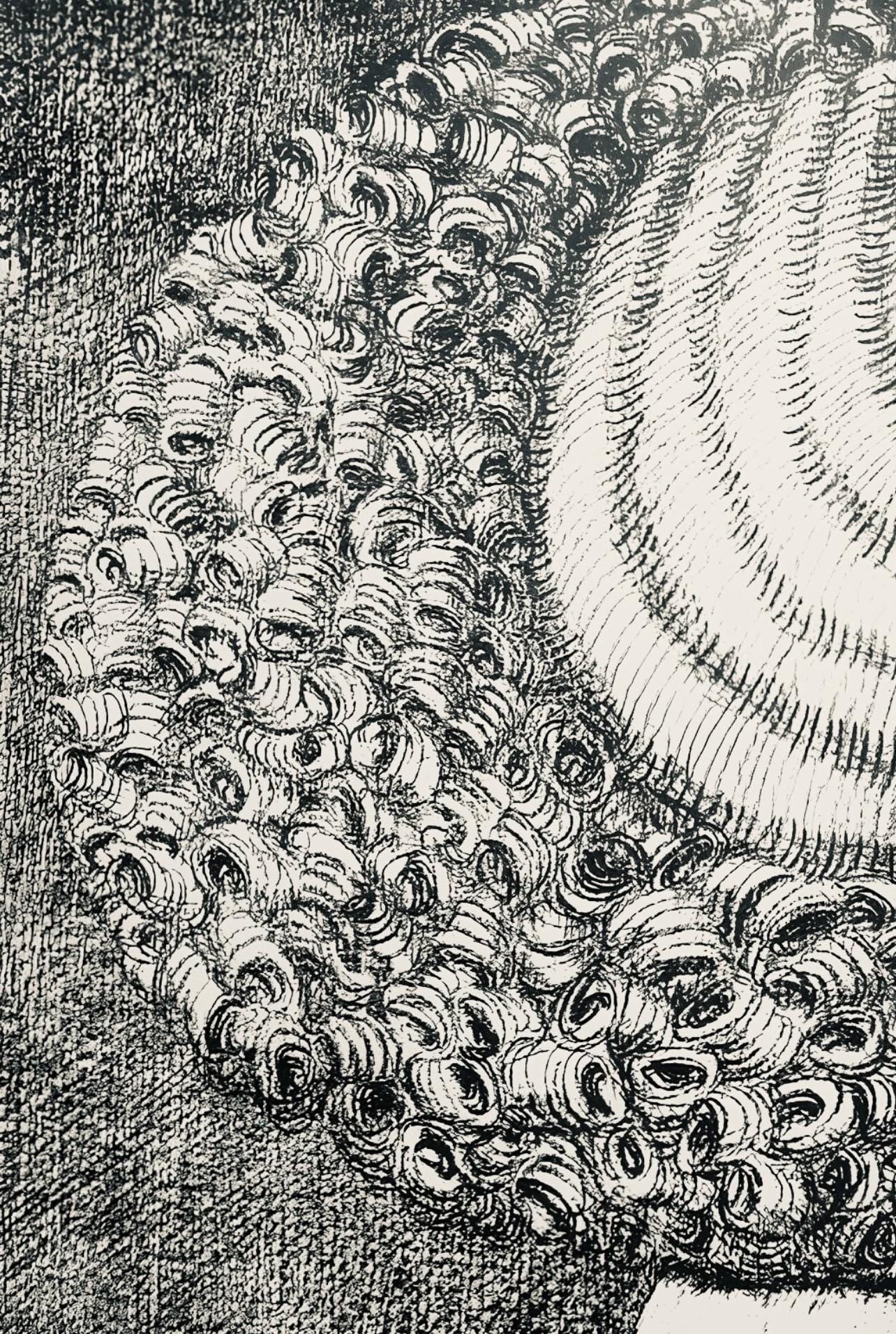 Domenico Gnoli, Composition, Suites N9, Lithograph