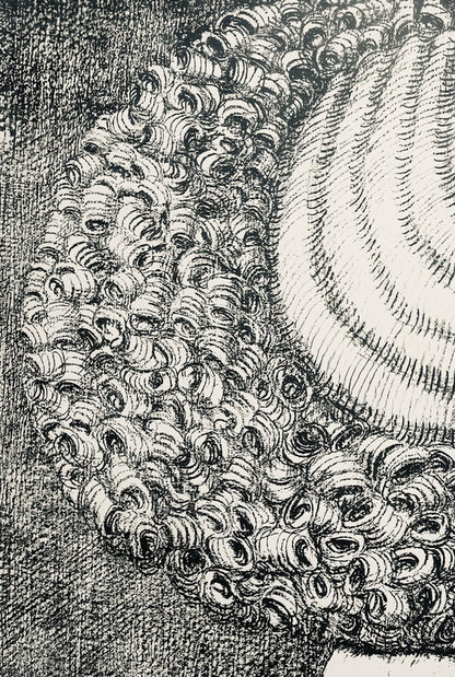 Domenico Gnoli, Composition, Suites N9, Lithograph