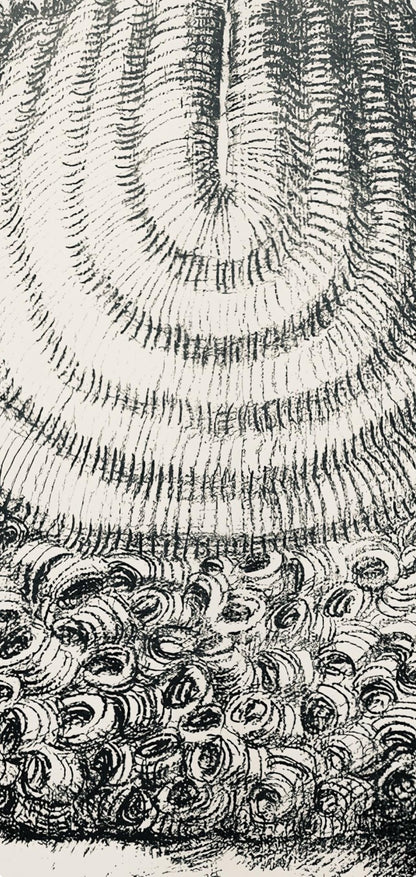 Domenico Gnoli, Composition, Suites N9, Lithograph