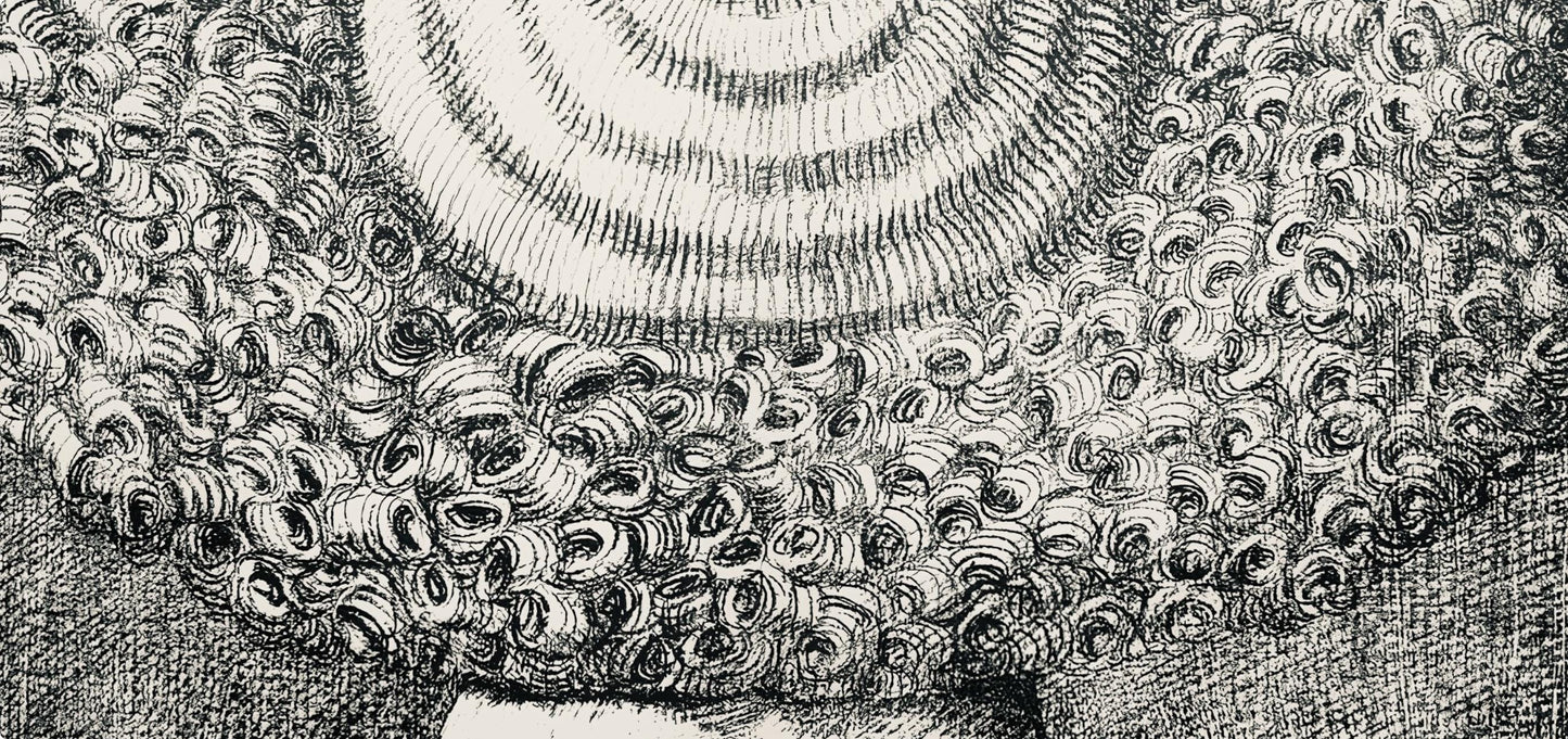 Domenico Gnoli, Composition, Suites N9, Lithograph