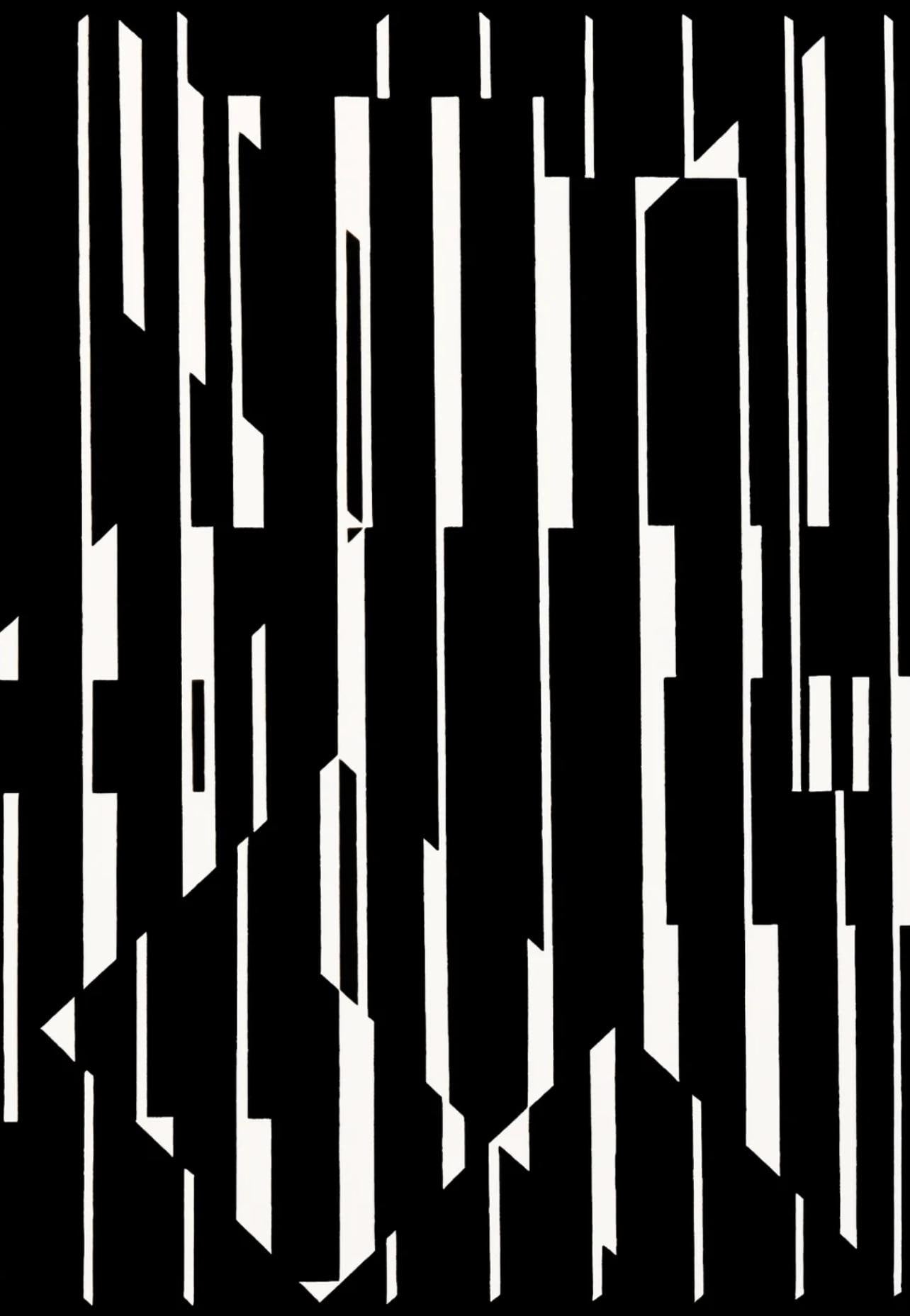 Victor Vasarely, Composition, Linaires, Hliogravure