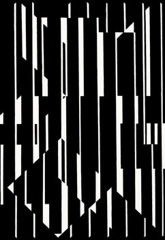 Victor Vasarely, Composition, Linaires, Hliogravure