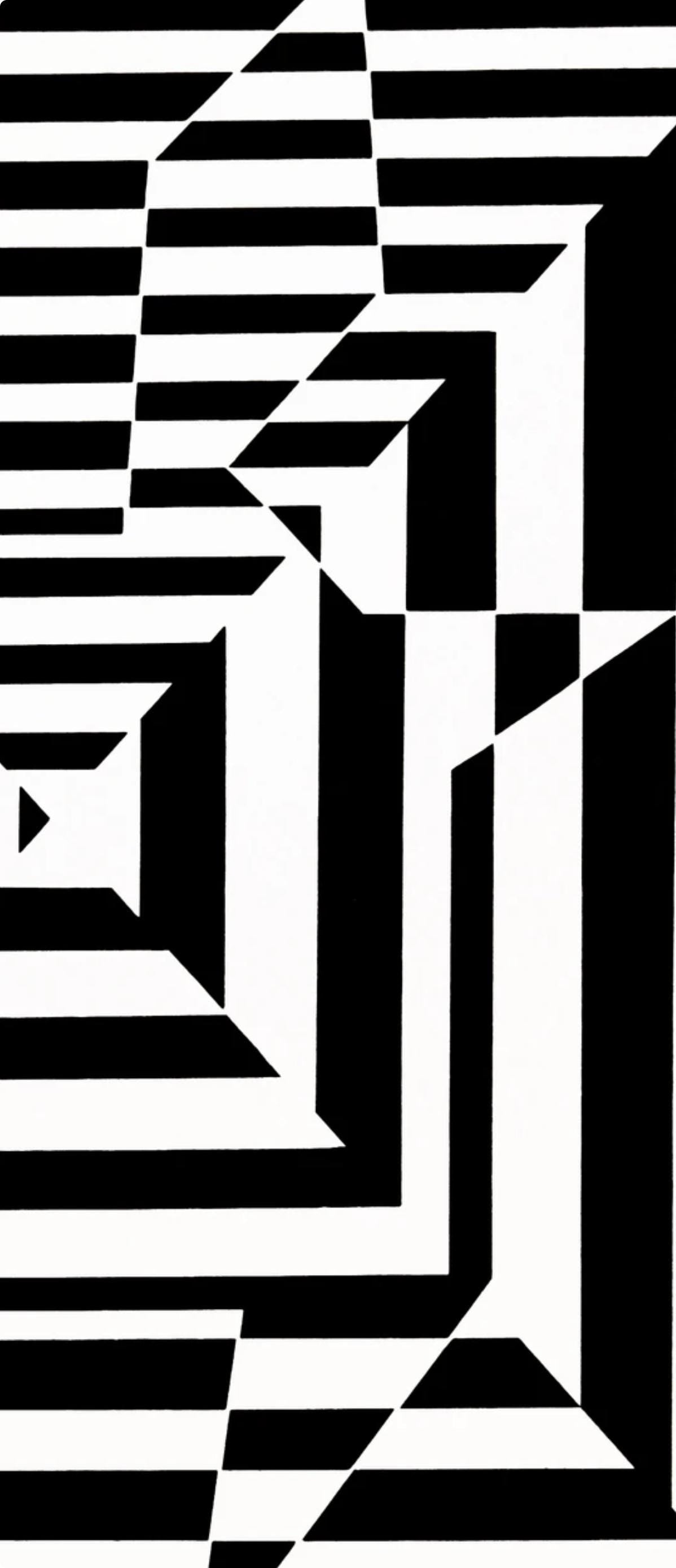 Victor Vasarely, Composition, Linaires, Hliogravure