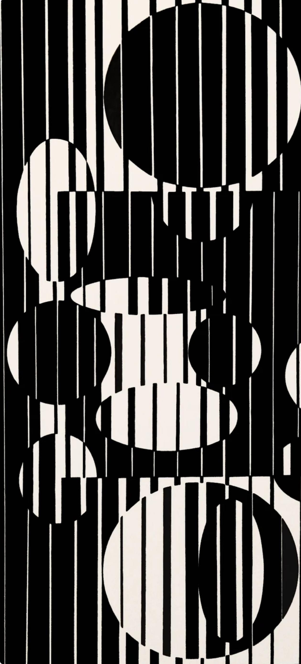 Victor Vasarely, Composition, Linaires, Hliogravure