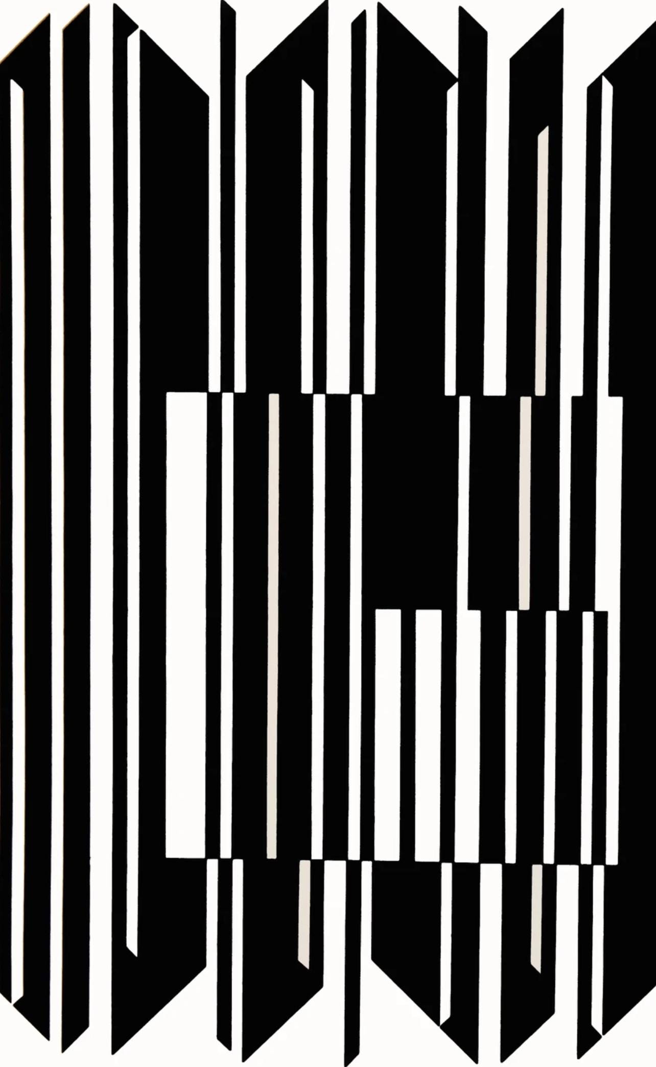 Victor Vasarely, Composition, Linaires, Hliogravure