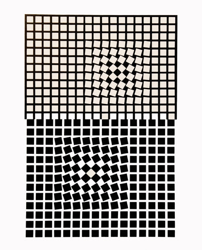 Victor Vasarely, Composition, Corpusculaires, Hliogravure