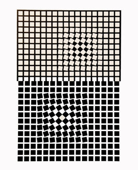 Victor Vasarely, Composition, Corpusculaires, Hliogravure