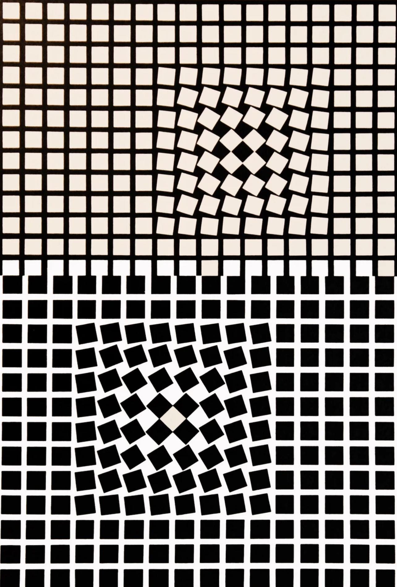 Victor Vasarely, Composition, Corpusculaires, Hliogravure