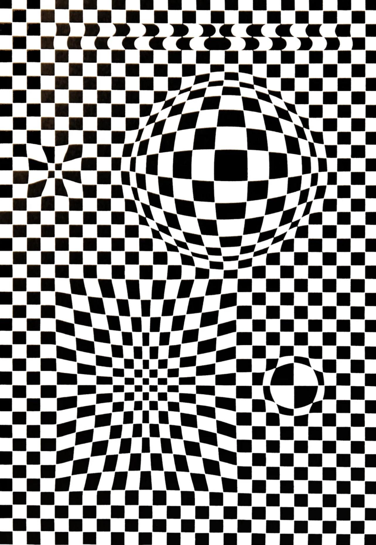 Victor Vasarely, Composition, Corpusculaires, Hliogravure