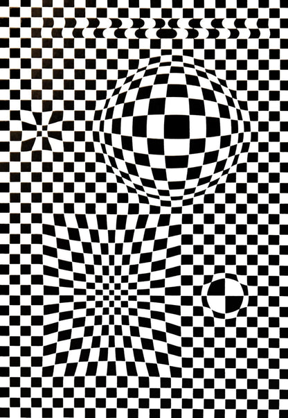 Victor Vasarely, Composition, Corpusculaires, Hliogravure