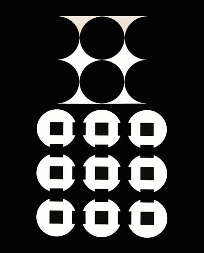 Victor Vasarely, Composition, Corpusculaires, Hliogravure