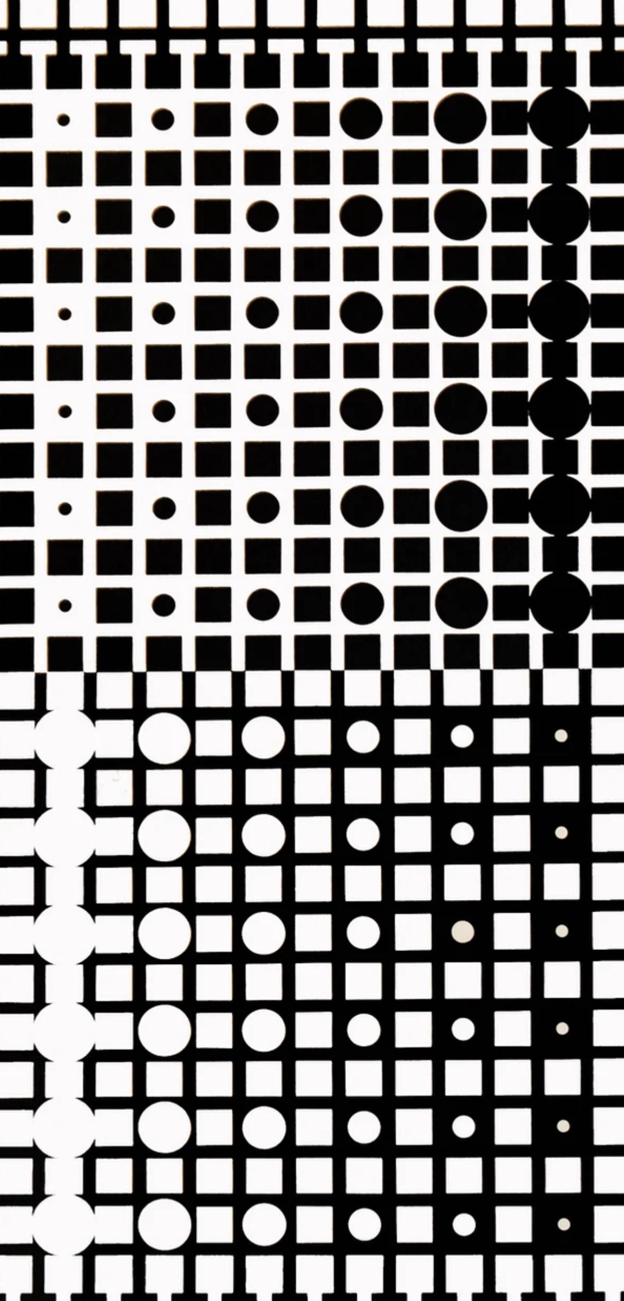 Victor Vasarely, Composition, Corpusculaires, Hliogravure