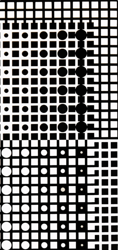 Victor Vasarely, Composition, Corpusculaires, Hliogravure