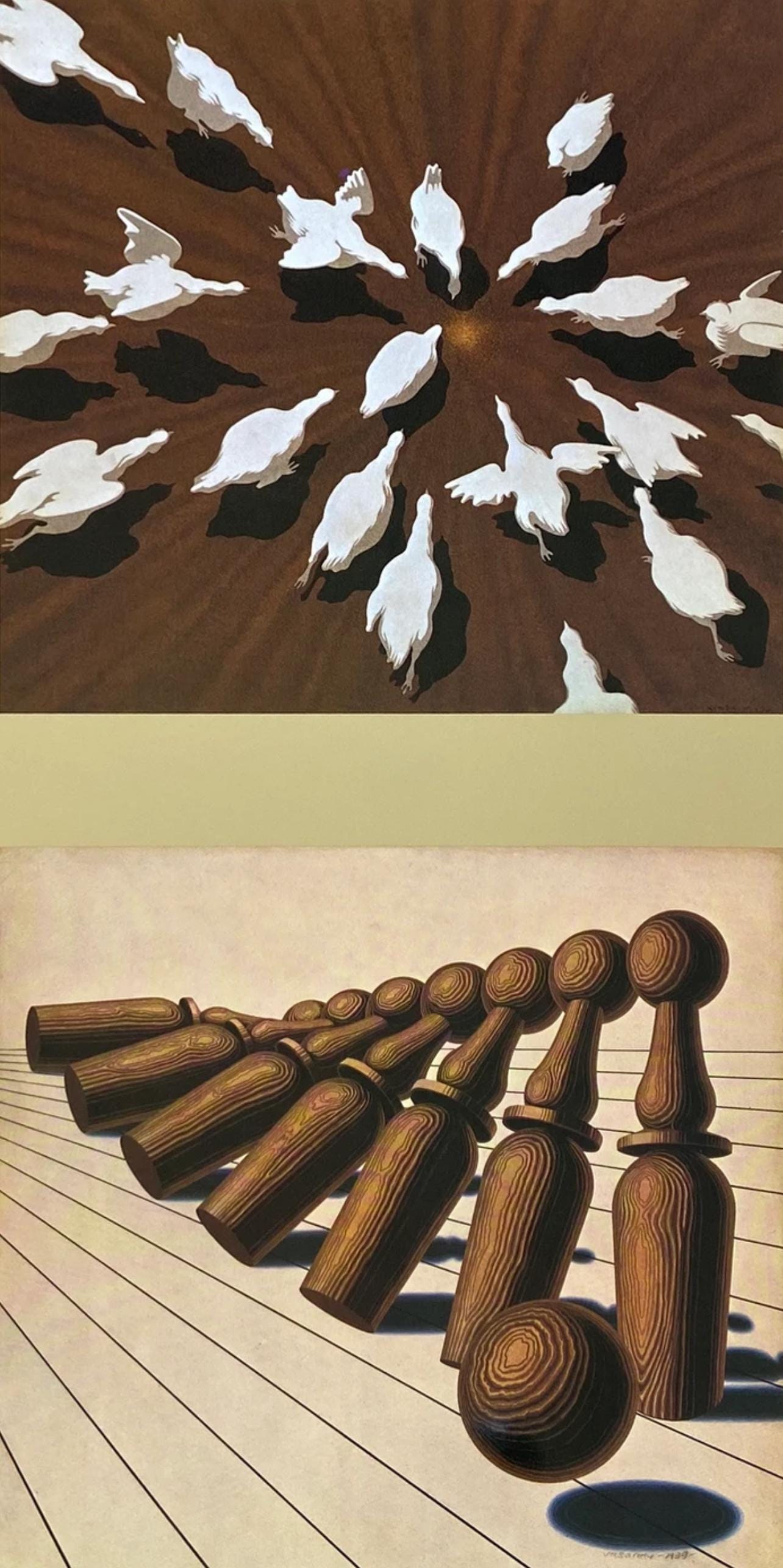 Victor Vasarely, Composition, Graphismes I, Hliogravure