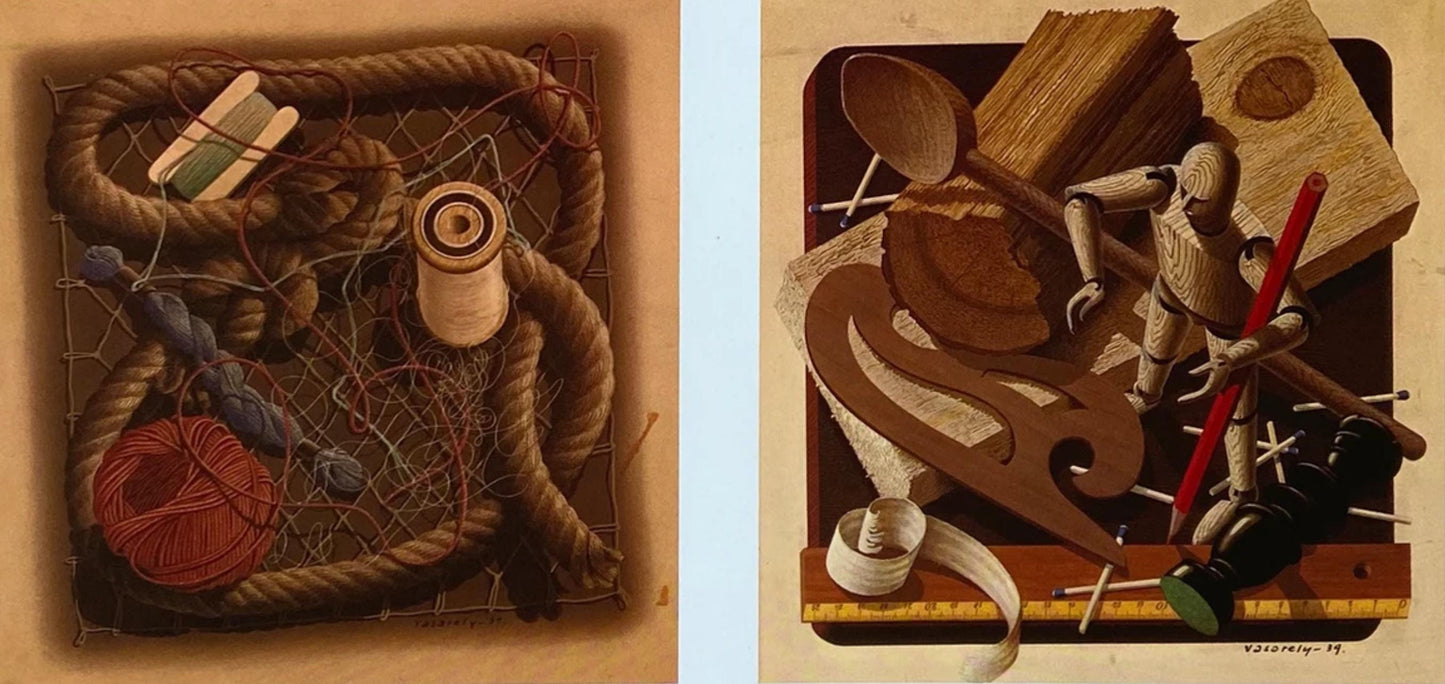 Victor Vasarely, Composition, Graphismes I, Hliogravure