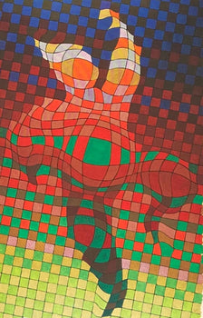 Victor Vasarely, Composition, Graphismes Ii, Hliogravure