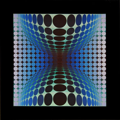 Victor Vasarely, Composition, Vega, Hliogravure