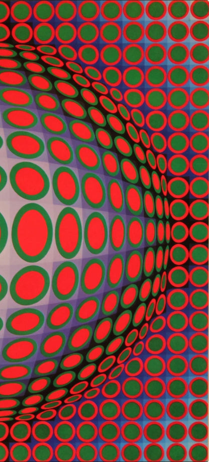 Victor Vasarely, Composition, Vega, Hliogravure