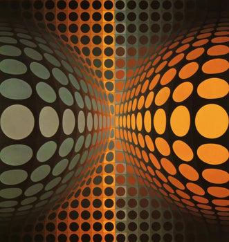 Victor Vasarely, Composition, Vega, Hliogravure