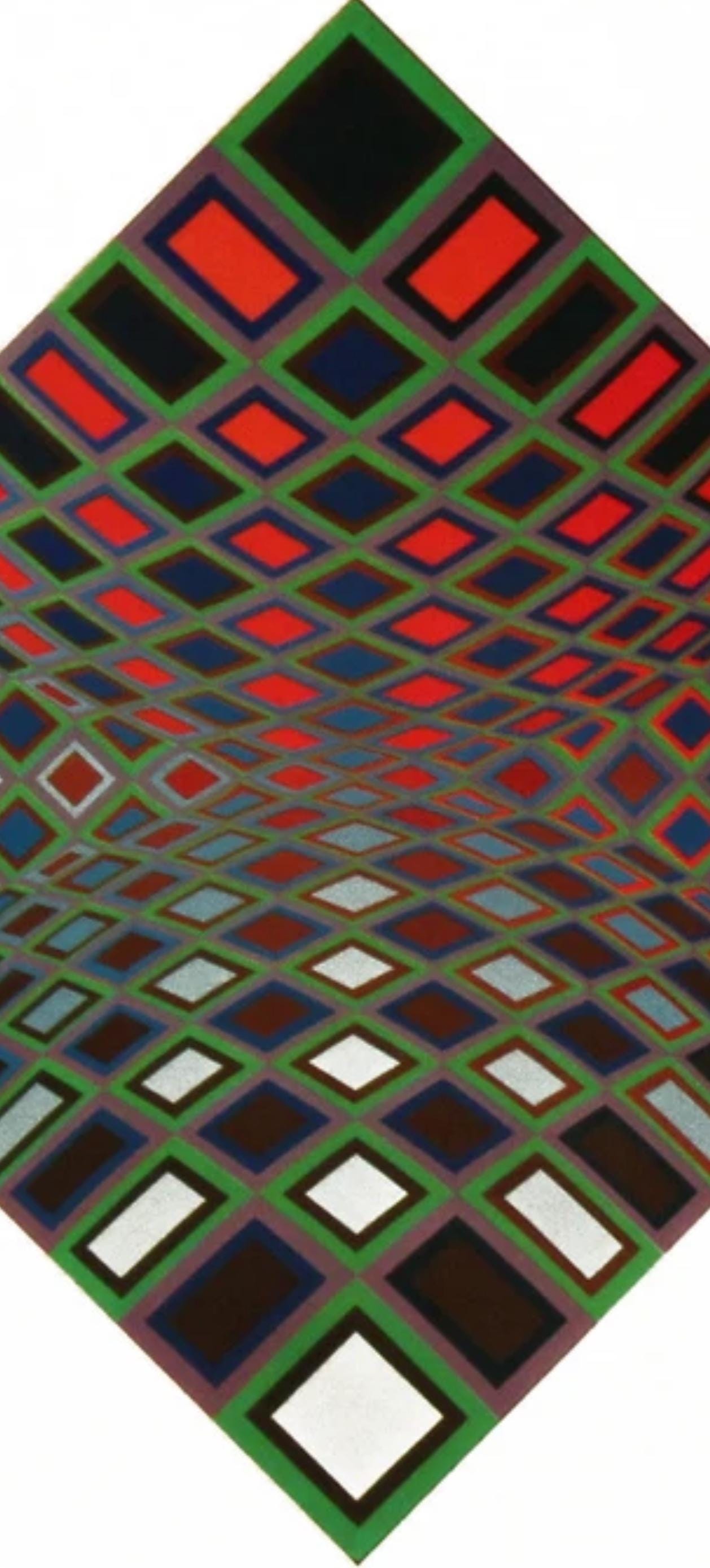 Victor Vasarely, Composition, Vega, Hliogravure
