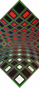 Victor Vasarely, Composition, Vega, Hliogravure