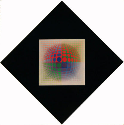 Victor Vasarely, Composition, Vega, Hliogravure