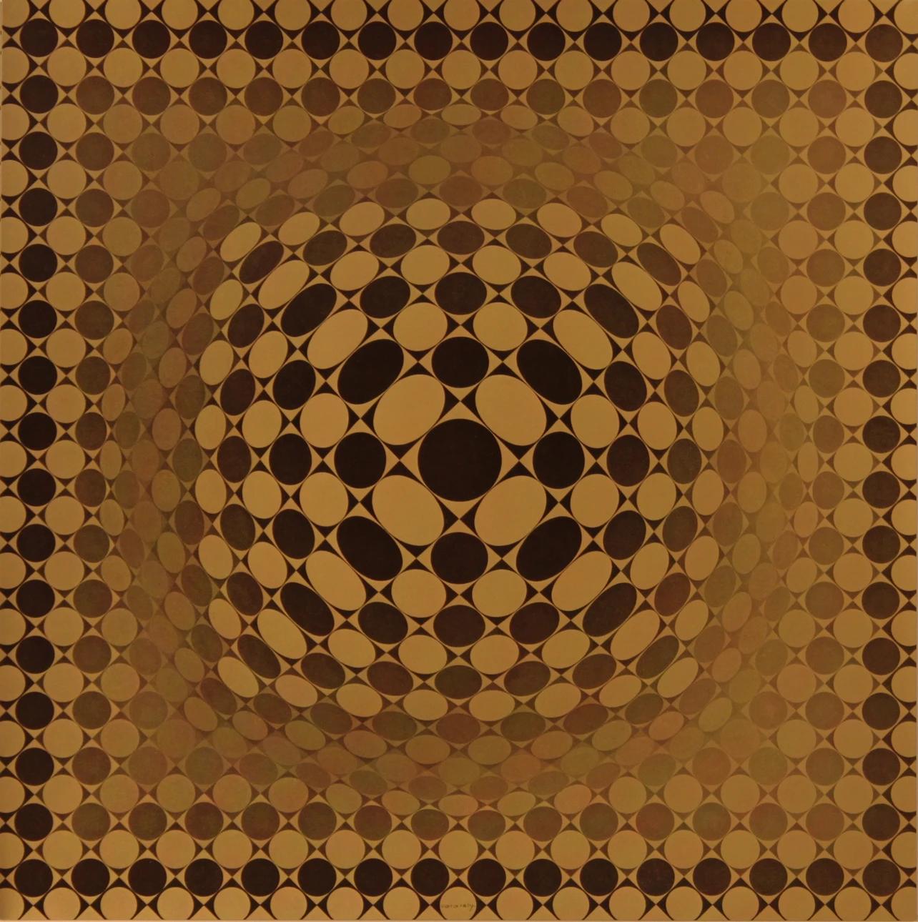 Victor Vasarely, Composition, Vega, Hliogravure