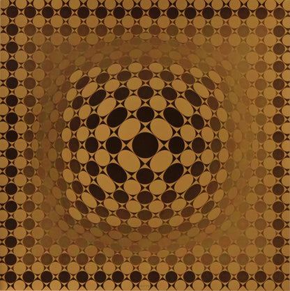 Victor Vasarely, Composition, Vega, Hliogravure