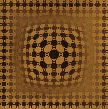 Victor Vasarely, Composition, Vega, Hliogravure