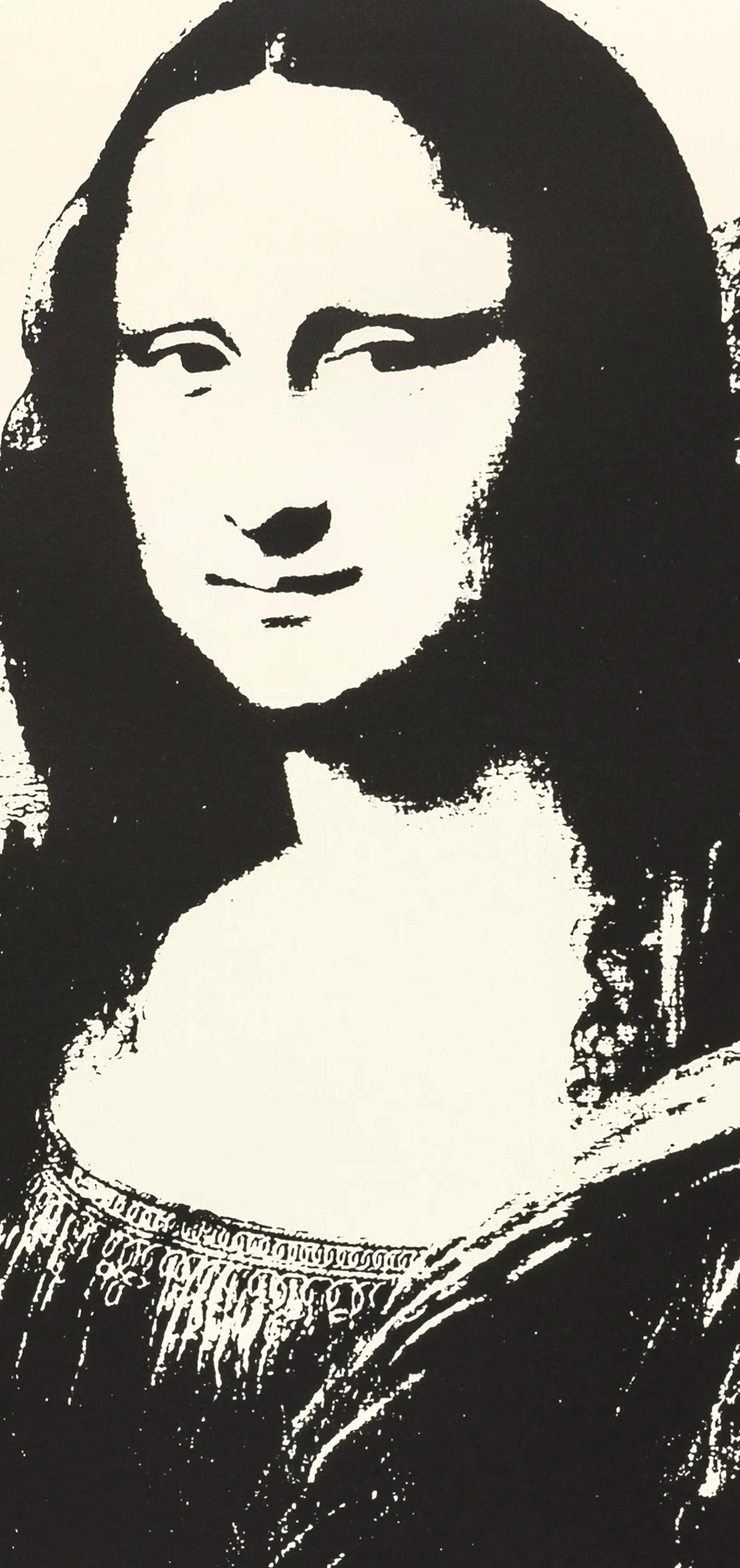 Andy Warhol, Mona Lisa (After Leonardo Da Vinci), Official, Sunday B. Morning, Silkscreen