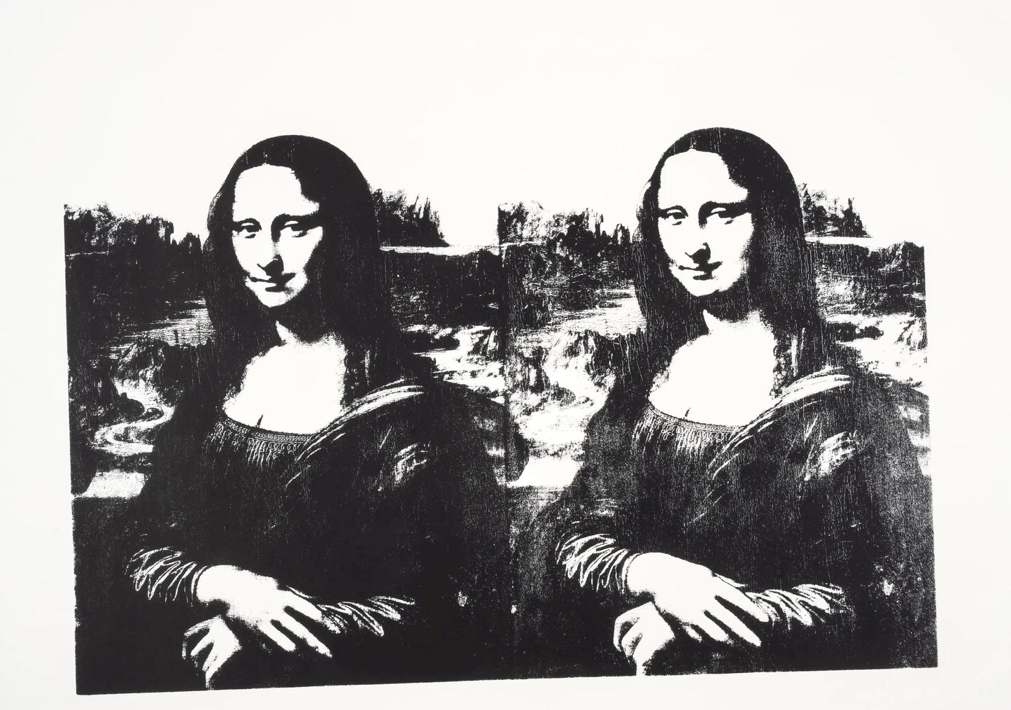 Andy Warhol, Mona Lisa (After Leonardo Da Vinci), Official, Sunday B. Morning, Silkscreen