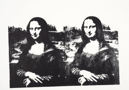 Andy Warhol, Mona Lisa (After Leonardo Da Vinci), Official, Sunday B. Morning, Silkscreen