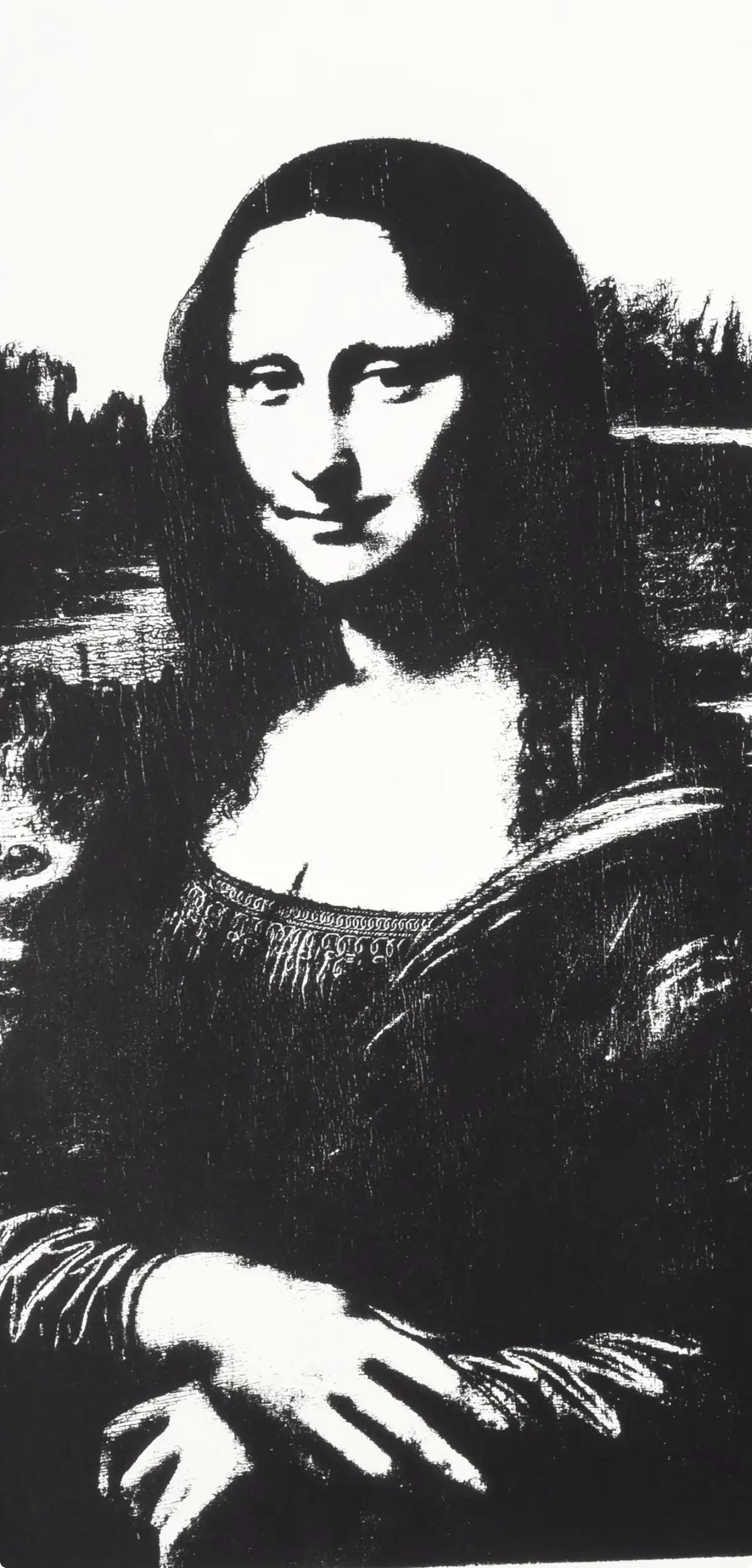Andy Warhol, Mona Lisa (After Leonardo Da Vinci), Official, Sunday B. Morning, Silkscreen
