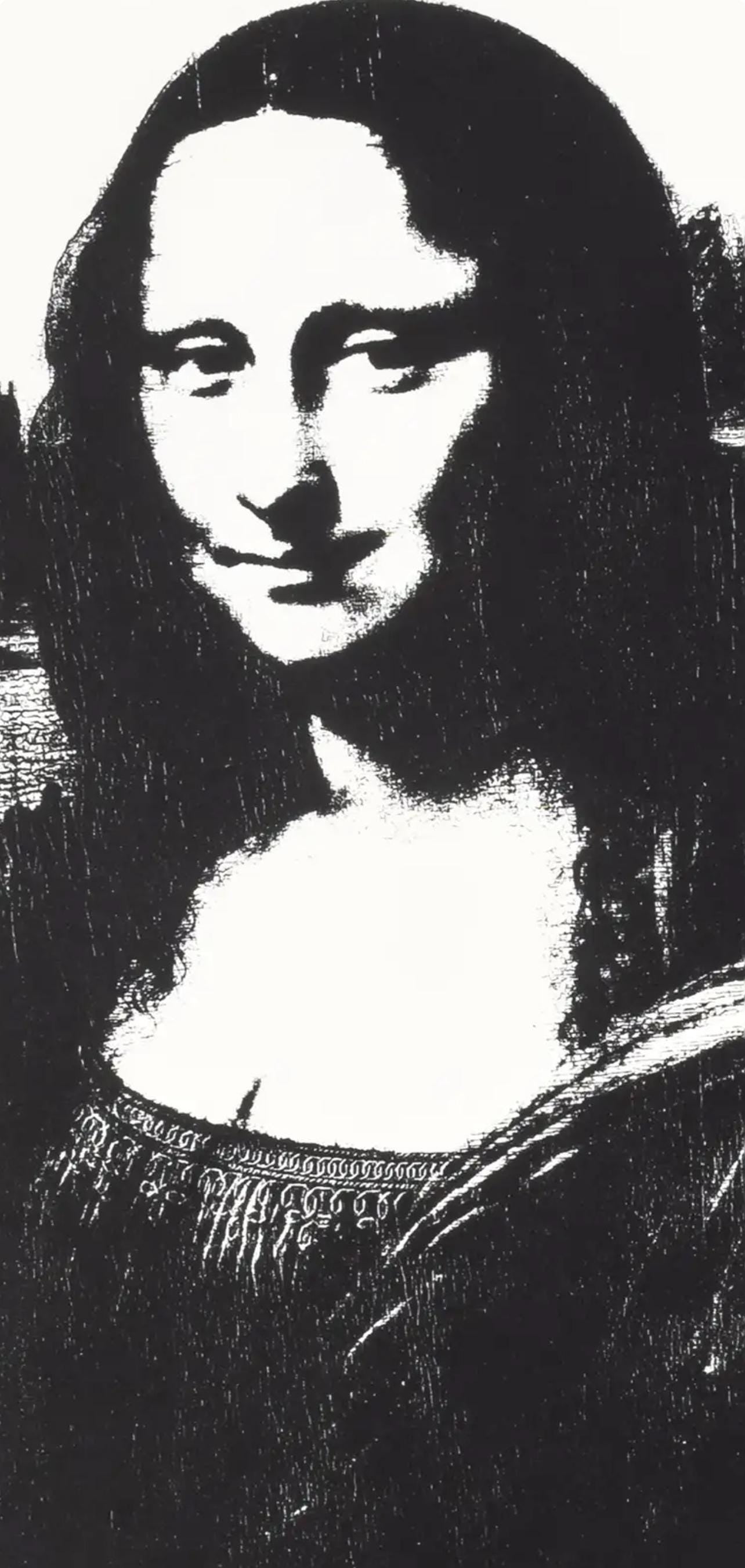 Andy Warhol, Mona Lisa (After Leonardo Da Vinci), Official, Sunday B. Morning, Silkscreen