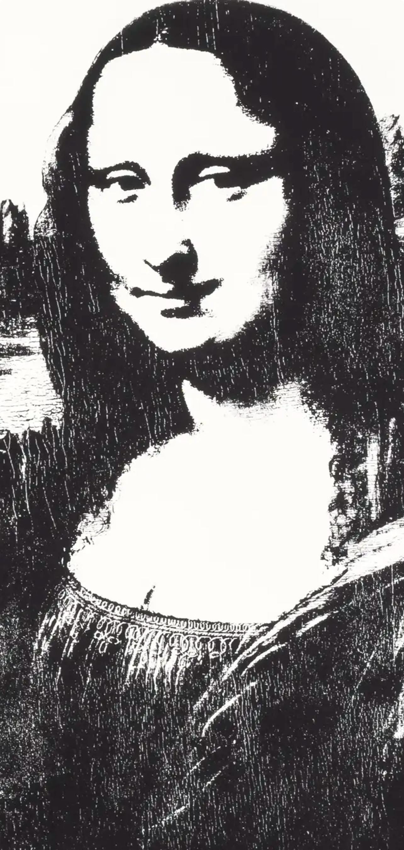 Andy Warhol, Mona Lisa (After Leonardo Da Vinci), Official, Sunday B. Morning, Silkscreen