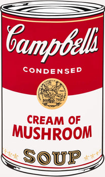 Andy Warhol, Campbells Soup, Cream Of Mushroom, Official Edition, Sunday B. Morning, Silkscreen