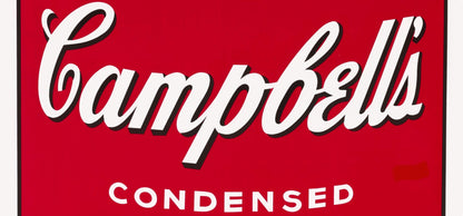 Andy Warhol, Campbells Soup, Cream Of Mushroom, Official Edition, Sunday B. Morning, Silkscreen