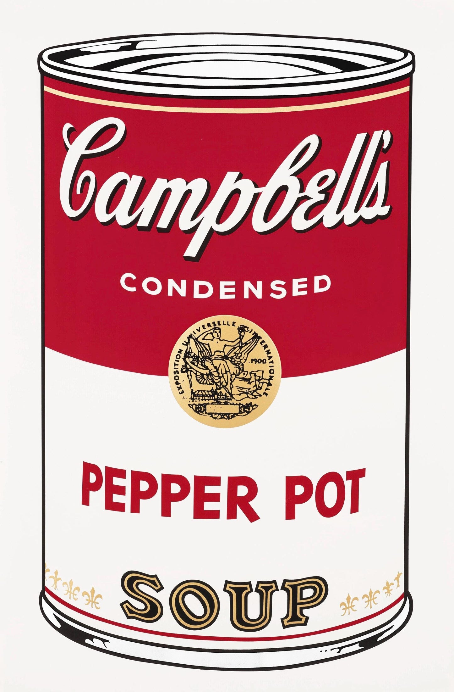 Andy Warhol, Campbells Soup, Pepper Pot, Official Edition, Sunday B. Morning, Silkscreen