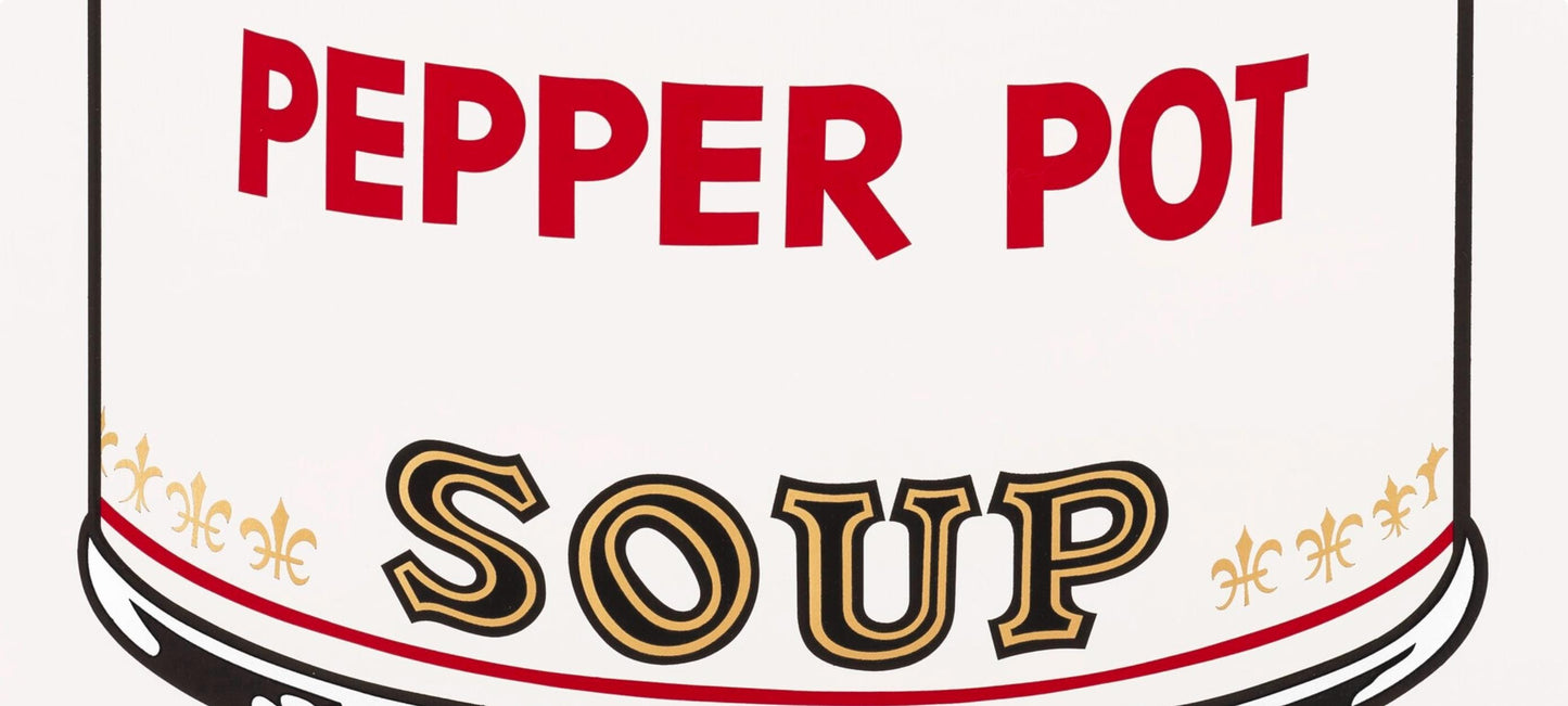 Andy Warhol, Campbells Soup, Pepper Pot, Official Edition, Sunday B. Morning, Silkscreen