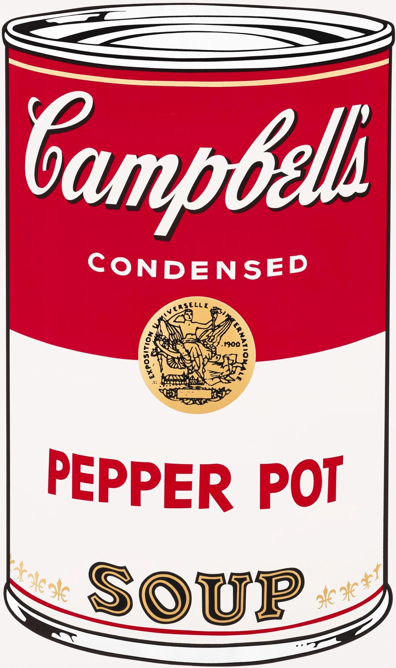 Andy Warhol, Campbells Soup, Pepper Pot, Official Edition, Sunday B. Morning, Silkscreen