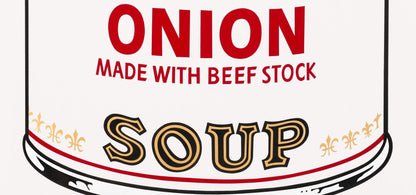 Andy Warhol, Campbells Soup, Onion, Official Edition, Sunday B. Morning, Silkscreen