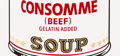 Andy Warhol, Campbells Soup, Consomm, Official Edition, Sunday B. Morning, Silkscreen